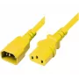 Exertis Connect Cavo di alimentazione IEC C14 a C13 giallo 1,8 m 808045