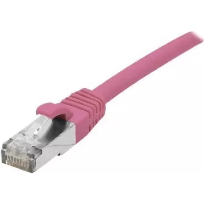 EXERTIS CONNECT Cavo patch Cat 6A S/FTP, rosa, 5 m, Slim Snagless 854380