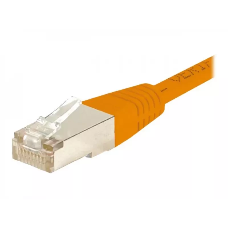 EXERTIS CONNECT Cavo patch Cat.6 S/FTP, PiMF, arancione, 0,3 m 854464