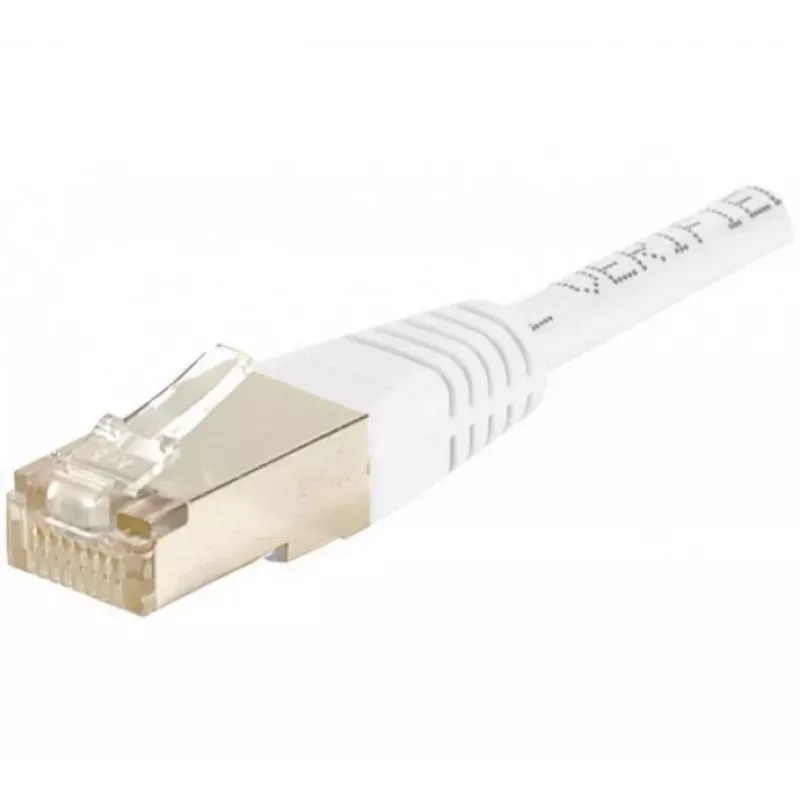 EXERTIS CONNECT Cavo patch Cat.6 S/FTP PiMF, bianco, 1,5 m, Slim Snagless Boot 856860