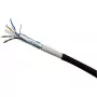 Exertis Connect Cavo patch outdoor Cat6 RJ45 su RJ45, F/UTP, 20 m, nero 845046