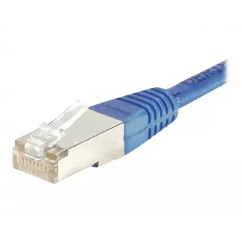 EXERTIS CONNECT Cavo patch Cat.5e F/UTP, RJ45, blu, 0,3 m 857111