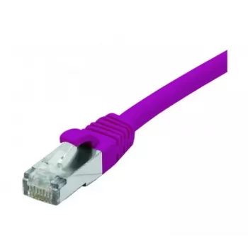 EXERTIS CONNECT Cavo patch Cat. 6 F/UTP, PoE, halogen-free, viola, 1,0 m 854411