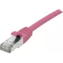 EXERTIS CONNECT Cavo patch Cat 6A S/FTP, rosa, 0,15 m, Slim Bend Protection 854373