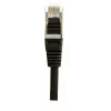 EXERTIS CONNECT Cavo patch Cat.6 S/FTP PiMF, nero, 0,7 m, Slim Snagless 856843