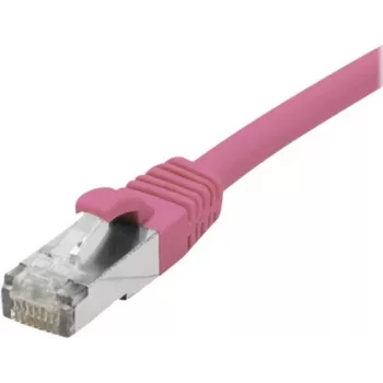 EXERTIS CONNECT Cavo patch S/FTP Cat 6A, rosa, 2,0 m, Slim Snagless RJ45 854378