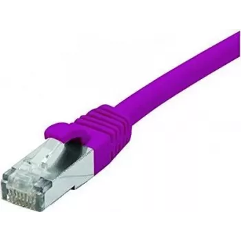 EXERTIS CONNECT Cavo patch Cat. 6 F/UTP, PoE, halogen-free, viola, 15,0 m con protezione linguetta 854416