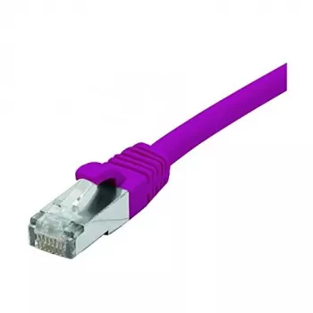 EXERTIS CONNECT Cavo patch Cat. 6 F/UTP, PoE, halogen-free, viola, 15,0 m con protezione linguetta 854416
