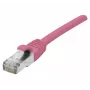 Exertis Connect 854385 Cavo patch Cat 6A S/FTP (PiMF), 25 m, rosa, protezione antipiega sottile