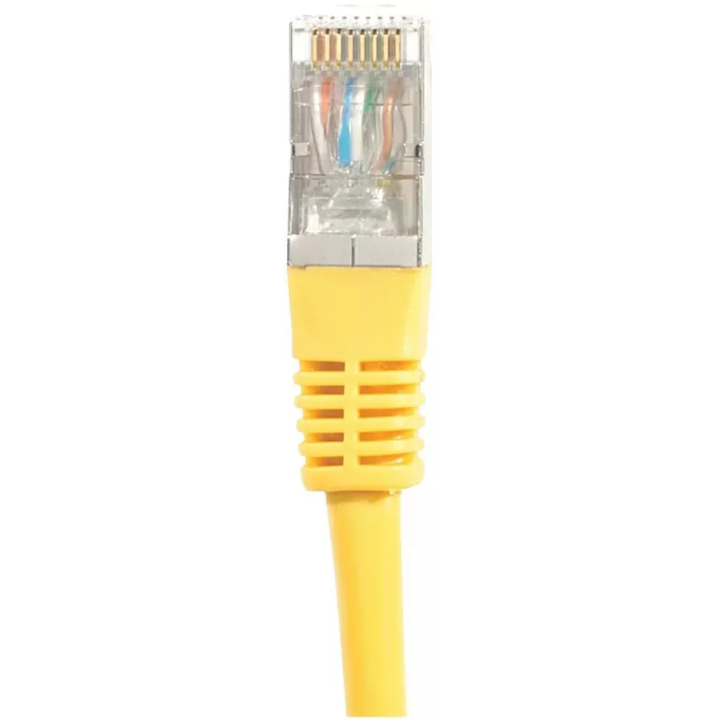 Exertis Connect 856831 Cavo patch Cat.6 S/FTP PiMF, 0,5 m, giallo, protezione antipiega sottile