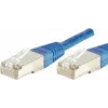 Exertis Connect 856832 Cavo di rete Cat6 S/FTP, 0,5 m, blu