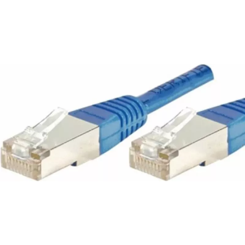 Exertis Connect 856832 Cavo di rete Cat6 S/FTP, 0,5 m, blu