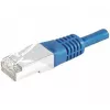 Exertis Connect 856832 Cavo di rete Cat6 S/FTP, 0,5 m, blu