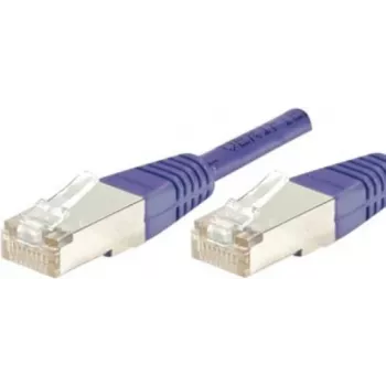 Exertis Connect 854450 Cat6 S/FTP cavo patch di rete, viola, 0,15 m