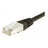 EXERTIS CONNECT Cat.6 S/FTP cavo patch, PiMF, nero, 1,0 m, slim bend protection 856852