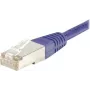 EXERTIS CONNECT CAT.6 S/FTP cavo patch, PiMF, viola, 0,5 m, slim snagless boot 854452