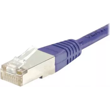 EXERTIS CONNECT S/FTP Cat.6 cavo patch, PiMF, viola, 1,5 m, slim snagless 854455