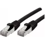 Exertis Connect 858484 Cavo di rete Cat6a S/FTP, 1 m, nero