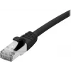 Exertis Connect 858484 Cavo di rete Cat6a S/FTP, 1 m, nero