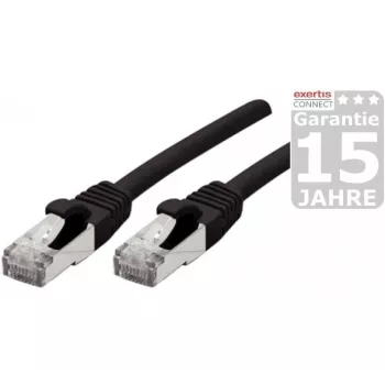 Exertis Connect 858493 Cavo di rete Cat6a S/FTP, 25 m, nero