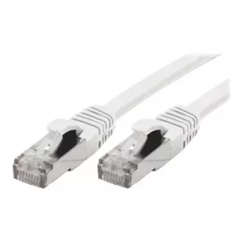 EXERTIS CONNECT Cavo patch S/FTP Cat 6A, bianco, 1,0 m, Slim guaina snagless 858500