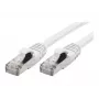 EXERTIS CONNECT Cavo patch S/FTP Cat 6A, bianco, 1,0 m, Slim guaina snagless 858500