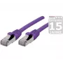 EXERTIS CONNECT Cavo patch Cat 6a SFTP RJ45 su RJ45, 1,5m, viola, senza alogeni 858517