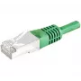 Exertis Connect 858350 Cavo patch Cat.6A S/FTP (PiMF) Class EA, 5 m, verde, protezione antipiega sottile