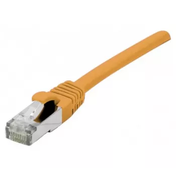 EXERTIS CONNECT Cavo patch S/FTP Cat 6A, 15 m, arancione, Slim snagless 858539