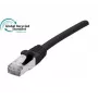 EXERTIS CONNECT Cavo patch RJ45 Cat. 6, F/UTP, certificato GRS, nero, 10,0 m 854653