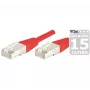 Exertis Connect 858310 Cavo patch Cat.6A S/FTP (PiMF) Class EA, 20 m, rosso, protezione antipiega sottile