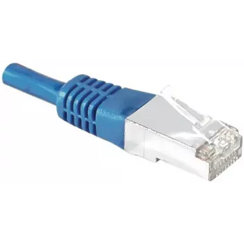 EXERTIS CONNECT Cavo patch Cat.6A S/FTP, blu, 0,5 m 858315