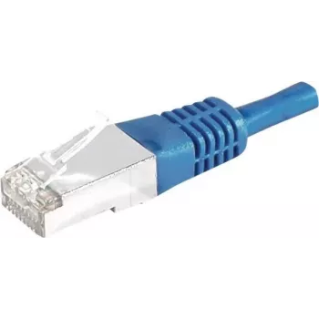 EXERTIS CONNECT Cavo patch Cat.6a F/UTP, 3 m, blu, 10 Gbps, Slim Bend Protection 859521