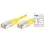 EXERTIS CONNECT Cavo patch Cat.6A S/FTP, 10 m, giallo, Slim Snagless Boot, 10 Gbps 858337