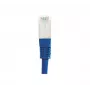 EXERTIS CONNECT Cavo patch CAT.6 S/FTP PiMF, RJ45, blu, 0,15 m 856814