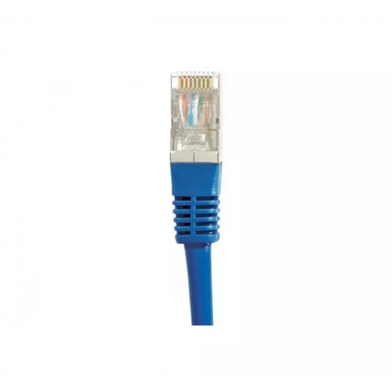 EXERTIS CONNECT Cavo patch CAT.6 S/FTP PiMF, RJ45, blu, 0,15 m 856814