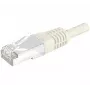 EXERTIS CONNECT Cavo patch Cat.6 S/FTP, PiMF, grigio, 0,3 m, Slim Snagless 856819