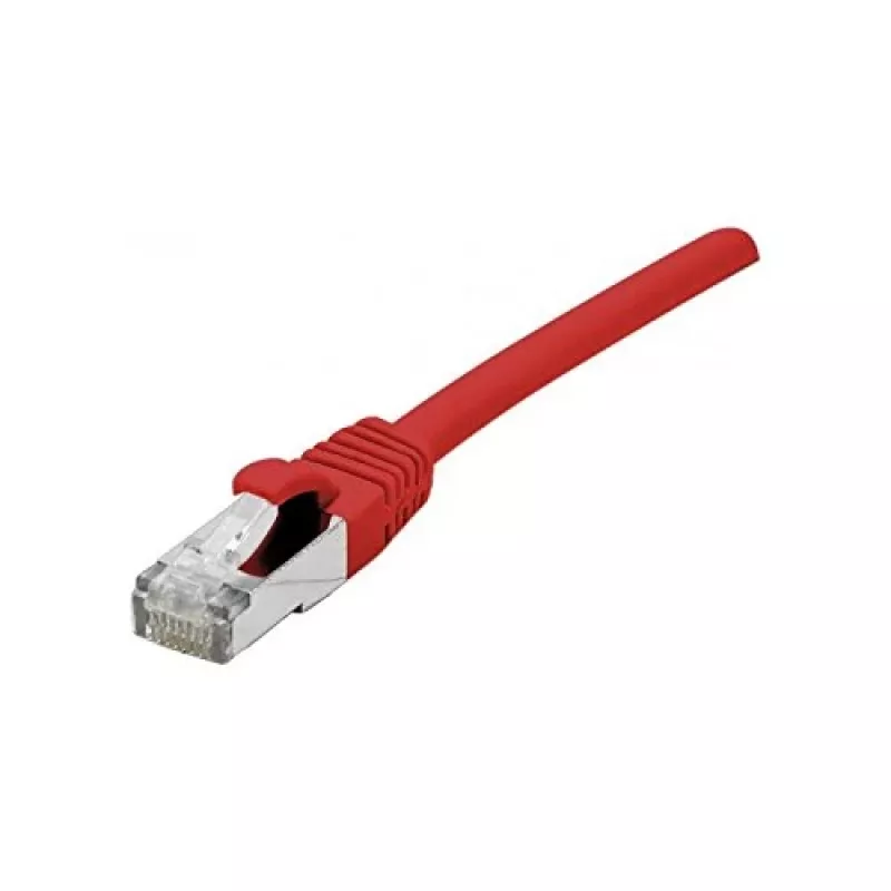 EXERTIS CONNECT Cavo patch Cat 6A S/FTP, rosso, 0,3 m, Slim Snagless Boot 858466
