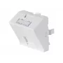 Dexlan Inserto per placca frontale 45 x 45 mm per 1 modulo Keystone, 30°, bianco segnale RAL 9003 (911712)