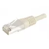 EXERTIS CONNECT Cavo patch Cat.6a F/UTP, grigio, 1,0 m, 10 Gbps, Slim Bend Protection 859503