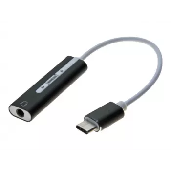 Exertis Connect Adattatore audio USB-C su 3,5 mm - connettore maschio USB-C 24 pin su connettore femmina mini jack stereo (921555)