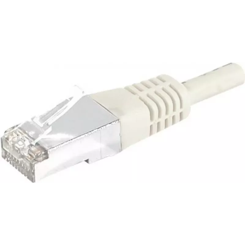 EXERTIS CONNECT Cavo patch CAT.6a F/UTP, 25 m, grigio, 10 Gbps 859512