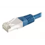 EXERTIS CONNECT 859515 Cavo patch Cat6a F/UTP, 0,15 m, blu, 10 Gbps, guaina sottile