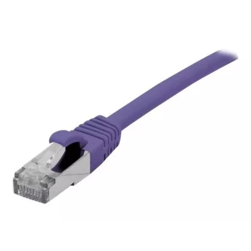 EXERTIS CONNECT Cavo patch Cat 6A S/FTP, viola, 20 m, Slim Snagless, 10 Gbps 858524