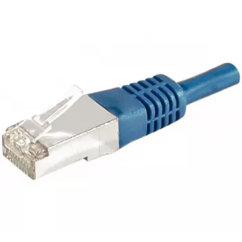 EXERTIS CONNECT Cavo patch Cat.6a F/UTP, RJ45, blu, 0,3 m, 10 Gbps 859516
