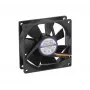Exertis Connect Evercool Ventola per case 80 mm – cuscinetto a strisciamento, 2000 giri/min, 26,5 CFM, nero 910184