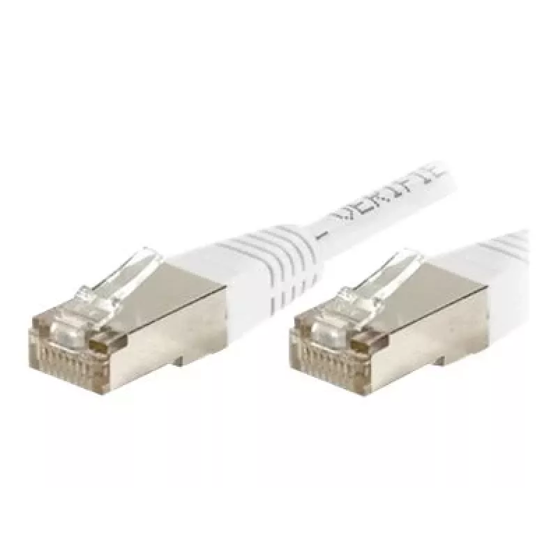 EXERTIS CONNECT Cavo patch Cat.6 S/FTP, PiMF, bianco, 0,15 m 856815