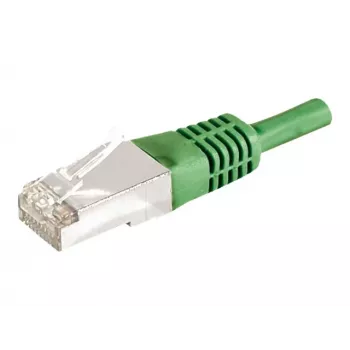 EXERTIS CONNECT 859553 Cavo patch Cat.6a F/UTP, 7,5 m, verde, 10 Gbps, guaina sottile