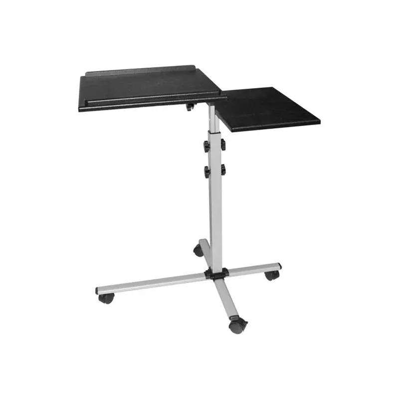 EXERTIS CONNECT Tavolo multifunzionale mobile su ruote, 1000 x 500 mm, nero (965033)