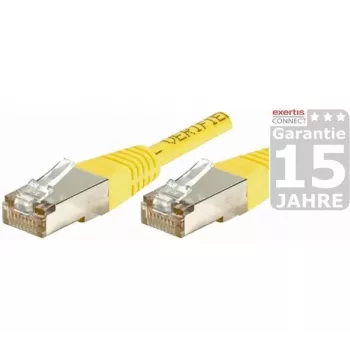 EXERTIS CONNECT Cavo patch Cat.5e F/UTP, 0,3 m, giallo 857090